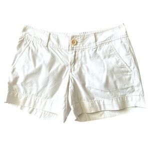Lily Pulitzer White Cotton Shorts Size 0